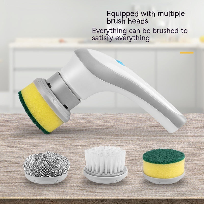 Electric Cleaning Brush Portable 4 In 1 Spinning Scrubber